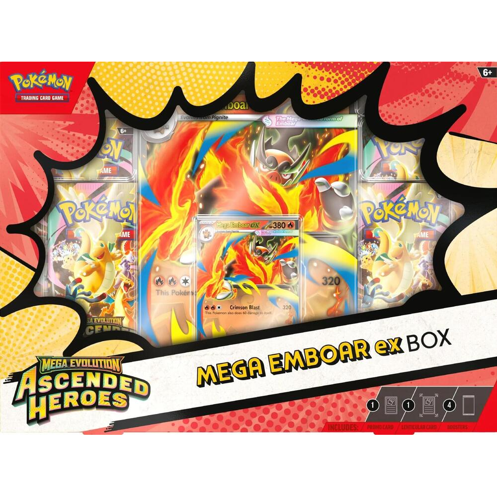 Ascended Heroes Mega Emboar ex Box(İngilizce)