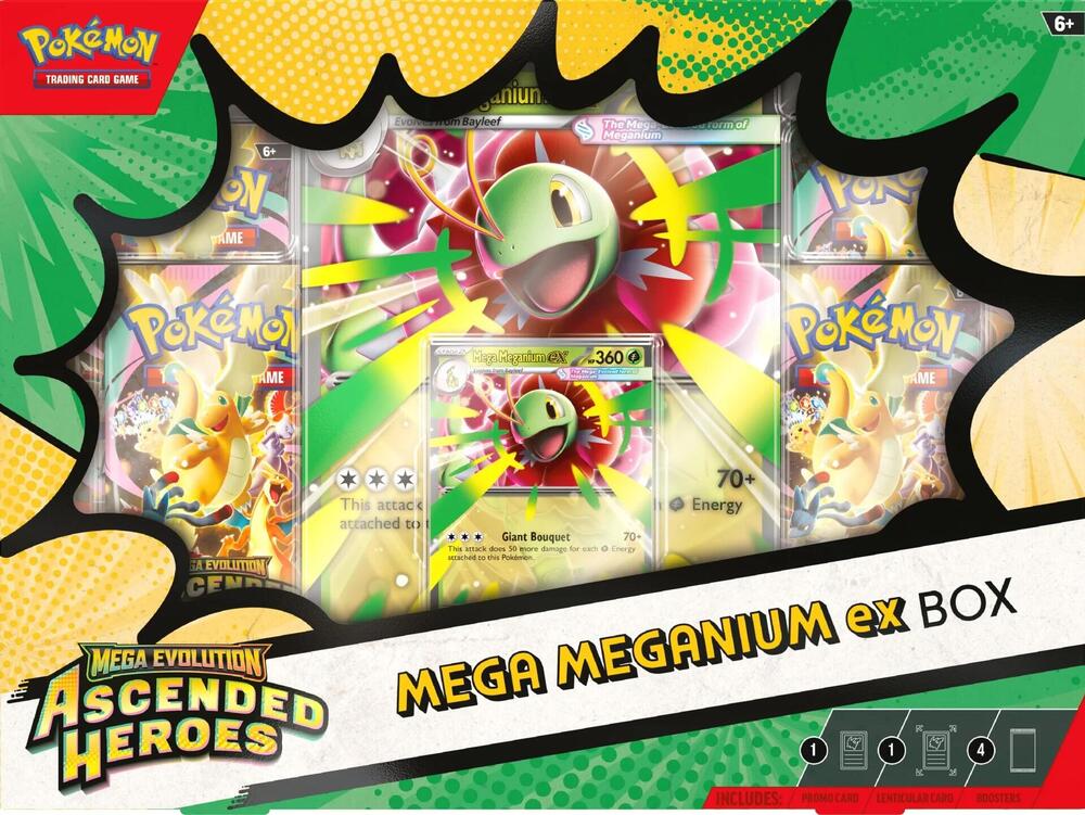 Ascended Heroes Mega Meganium ex Box (İngilizce)