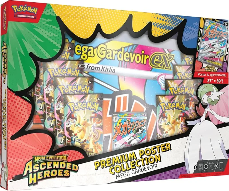Pokemon - Ascended Heroes Premium Poster Collection - Mega Gardevoir(İngilizce)