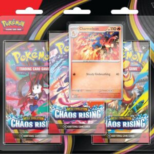 Pokemon – Chaos Rising 3 Pack Blister Charmeleon (İngilizce)