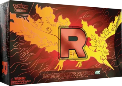 Pokemon - Team Rocket’s Moltres ex Ultra Premium Collection (İngilizce)