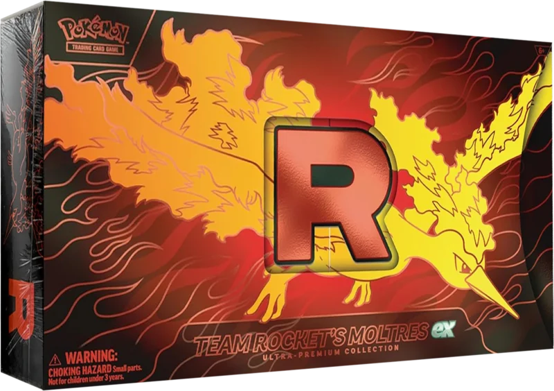 Pokemon - Team Rocket’s Moltres ex Ultra Premium Collection (İngilizce)
